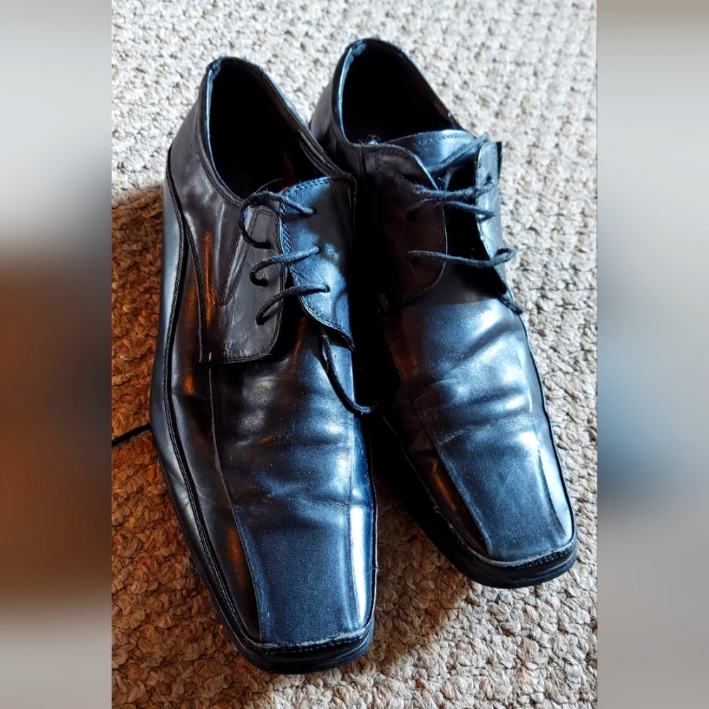 Vintage 90's Kenneth Cole New York 13M mens black classic shoes